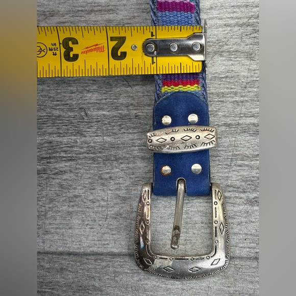 VTG Elite Accessories USA Made 1522 Native Southwest Aztec Womens Belt Fabric - Picture 11 of 16